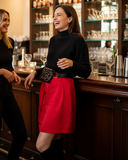 BECCA DRESS RED SATIN/MORE COLOURS