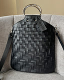 FULL WOVEN BLACK O-RING BAG