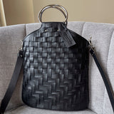 FULL WOVEN BLACK O-RING BAG