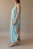 JUNE DRESS DOUBLE GAUZE/SAGE/MORE COLOURS
