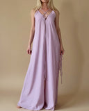 STRAP OVERALL DOUBLE GAUZE/LEVANDER/MORE COLOURS