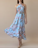 MAXI WRAPSKIRT/DRESS SPRING FLOWERS