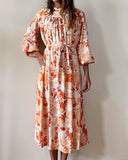 RIA DRESS AUTUMN LEAVES