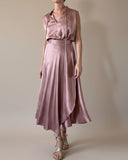 SLEEVELESS BOW AVA TOP PEONY PINK/MORE COLOURS