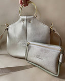 FANNYPACK LIGHT OLIVE-PEARL GOLD 1.