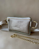 FANNYPACK LIGHT OLIVE-PEARL GOLD 1.