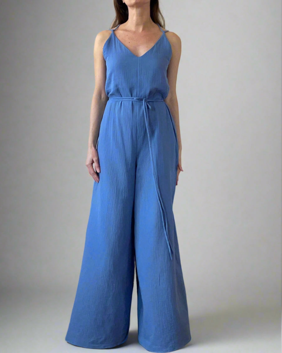 KARMACSI OVERALL DOUBLE GAUZE-MARINA-THE URBAN BOHEMIAN - SHOP ONLINE ...