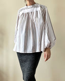 RIA TOP GREY STRIPES