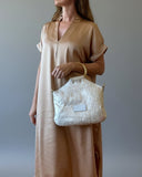 ANNE DRESS CHAMPAGNE GOLD SATIN/MORE COLOURS