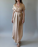 ANNE DRESS CHAMPAGNE GOLD SATIN/MORE COLOURS