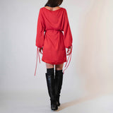 ISLA DRESS RED