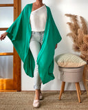 ROUNDED EDGES PONCHO/ 3 COLOURS