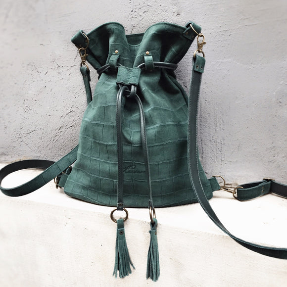 EMERALD BACKPACK/TOTEBAG