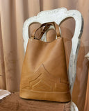 CINNAMON ORIENTAL BUCKETBAG